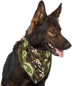 img 1 attached to Aria Camouflage Bandana Green Camo