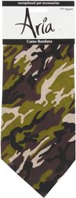 img 4 attached to Aria Camouflage Bandana Green Camo