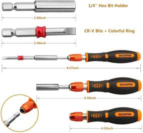 img 2 attached to 🔧 12 в 1 Набор отверток для ремонта компьютеров TR20 от SHOWPIN - универсальный набор с битами Phillips, Torx, Flathead, Hex, Pozi для ремонта бытовой техники и мебели.