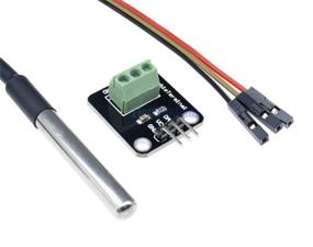 img 3 attached to 🌡️ Raspberry Pi DS18B20 Temperature Sensor Module Kit: Waterproof Stainless Steel Probe for Accurate Readings