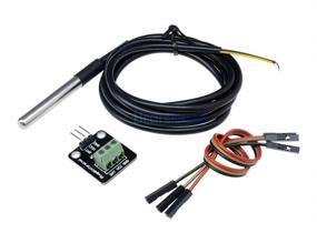 img 4 attached to 🌡️ Raspberry Pi DS18B20 Temperature Sensor Module Kit: Waterproof Stainless Steel Probe for Accurate Readings