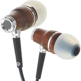 img 4 attached to 🎧 Symphonized NRG 3.0 Wood Earbuds: Wired In-Ear Headphones with Mic for Computer & Laptop - Android Earphones with Stereo Sound (Black & Gray)