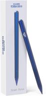 🖊️ rechargeable stylus pen for ipad and iphone - navy blue. 1.4mm fine tip for drawing and writing. logo