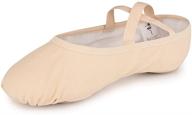 🩰 bezioner canvas ballet shoes: stylish slipper for girls, women & kids, yoga shoes for dancing logo