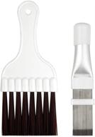 🔧 yeabwps 2-piece stainless steel air conditioner condenser fin cleaning brush & comb kit - ultimate tool for fin evaporator radiator repair logo