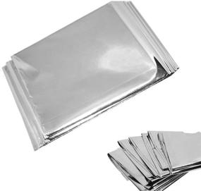 img 4 attached to 🚨 84-Pack Emergency Mylar Blankets - Occupational Health & Safety Products