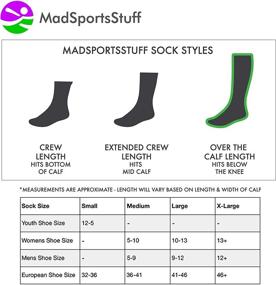 img 1 attached to MadSportsStuff Softball Socks Hearts Black