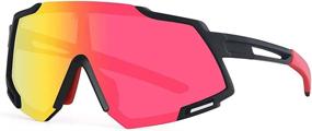 img 4 attached to Polarized Sunglasses Glasses Interchangeable Baseball Sports & Fitness