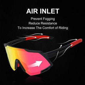 img 2 attached to Polarized Sunglasses Glasses Interchangeable Baseball Sports & Fitness