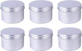 img 2 attached to 💄 4oz Aluminum Cosmetic Containers by CTKcom