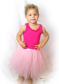 img 3 attached to My Lello Little Girls Tutu: 3-Layer Ballerina Skirt for Ages 10 Months to 3T