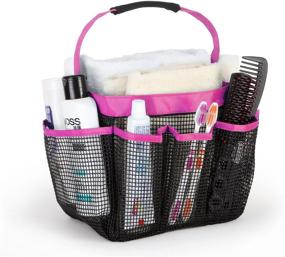 img 2 attached to 🛁 DII CAMZ33550: Pink Mesh Shower Caddie – Portable, Quick Dry & Lightweight