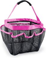 🛁 dii camz33550: pink mesh shower caddie – portable, quick dry & lightweight logo