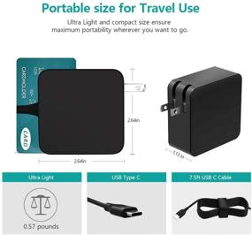 img 1 attached to ⚡ 65W USB Type C AC Charger for Lenovo ThinkPad T-Series, X-Series, Yoga, E-Series, P-Series: Power Supply Adapter Cord, Fast Charging