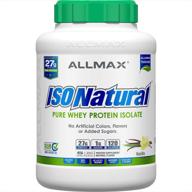 🍦 isonatural vanilla protein powder - 5 pound size logo