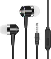 🎧 high definition stereo earphones with noise isolation for samsung, iphone, ipad, ipod & more - compatible with 3.5mm devices logo