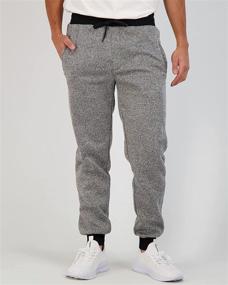 img 3 attached to Pack Mens Fleece Jogger Set