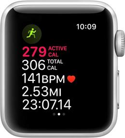 img 1 attached to Renewed Apple Watch Series 3 GPS + Cellular, 38MM Silver Aluminum Case with White Sport Band