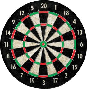 img 4 attached to 🎯 Enhance Your Darting Skills with the Franklin Sports Professional Dartboard - Regulation Size 18" Inch Dartboard