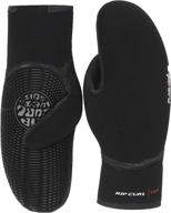 rip curl flashbomb mitten black logo