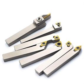 img 2 attached to 🛠️ OSCARBIDE Heavy-Duty Grooving Threading Cutting Tools and Insert Holders for Indexable Inserts