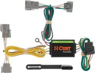 🔌 curt 55513 toyota tacoma, t100, hilux 4-pin trailer wiring harness - vehicle-specific design in black logo