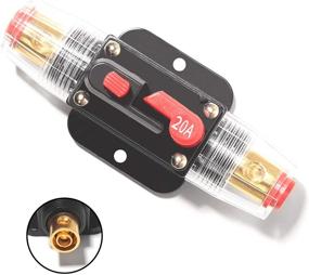 img 3 attached to 🔌 Beneges Car Audio Inline 20A Amps Circuit Breaker: Overload Protection Fuse with Manual Reset for Car Audio Marine Boat Stereo - Perfect Replacement for Fuses