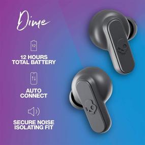 img 3 attached to 🎧 Skullcandy Dime True Wireless In-Ear Earbud: A Cool Grey Companion