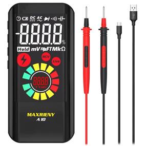 img 4 attached to MAXRIENY Multimeter Rechargeable Auto Ranging Capacitance