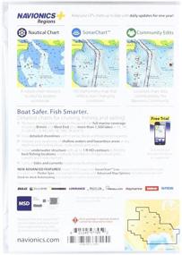 img 1 attached to 🌊 Navionics Plus Южные морские и озерные карты на SD/MSD для улучшенного поиска информации.