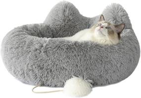 img 4 attached to 🛏️ Tail Stories Cat Bed and Calming Dog Bed: Luxurious, Soft, and Joint-Relieving Pet Bed for Indoor Cats and Small Dogs with Anti-Anxiety Benefits