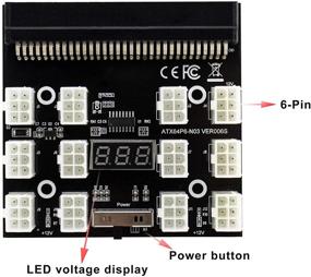 img 3 attached to 💡 S-Union Ethereum ETH ZEC Mining GPU 1200w/750w PSU Breakout Board 12V for DPS-1200FB A/DPS-1200QB A/PS-2751-5Q/PS-2751-LF-1F/HSTSN-PL12/DPS-700LB D/PS-2112-5L/DPS-750RB A Power Supply - Высокопроизводительные компоненты для майнинга.