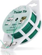 🌿 ydsl 328ft green twist ties: ideal for gardening, office organization, and home use logo