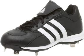 img 4 attached to 👟 Adidas Excelsior Baseball Black Metsilver Men's Shoes: Superior Performance for the Modern Player