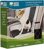 🐶 quilted car seat covers for dogs - guardian gear fairfield single car seat covers, 42-inch, black logo