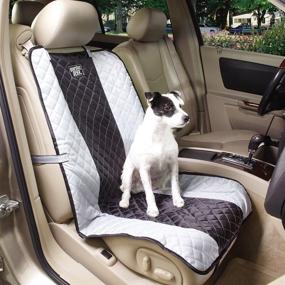 img 1 attached to 🐶 Quilted Car Seat Covers for Dogs - Guardian Gear Fairfield Single Car Seat Covers, 42-inch, Black