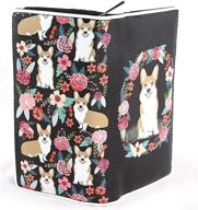 ashley floral corgi wallet material logo