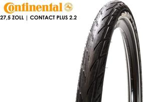 img 1 attached to 🚴 Continental Contact Plus City Bike Tyre: High-Performance, E-50 Reflex Black 28-inch (2019) – Perfect for Mountain Bikes!