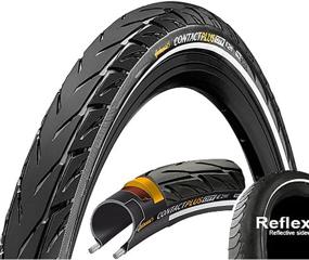 img 2 attached to 🚴 Continental Contact Plus City Bike Tyre: High-Performance, E-50 Reflex Black 28-inch (2019) – Perfect for Mountain Bikes!