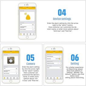 img 3 attached to 🔑 Набор устройств для поиска ключей из 6 предметов: умный Bluetooth трекер для беспроводного отслеживания - поиск телефона и всего, включая антипотерянный бирку