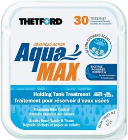 img 1 attached to 🚽 Thetford AquaMAX Spring Showers Scent RV Holding Tank Treatment: Formaldehyde-Free, Septic Tank Safe - 30 Count Toss-Ins (96632)