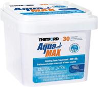 🚽 thetford aquamax - средство для очистки химического туалета для дома на колесах со весенним ароматом душа: без формальдегида, безопасно для септика - 30 штук для бросания (96632) логотип