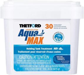 img 2 attached to 🚽 Thetford AquaMAX Spring Showers Scent RV Holding Tank Treatment: Formaldehyde-Free, Septic Tank Safe - 30 Count Toss-Ins (96632)