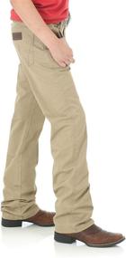 img 1 attached to 👖 Stylish and Comfy: Wrangler Boys' Retro Slim Fit Straight Leg Jean