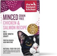 🐱 honest kitchen minced grain-free wet cat food - chicken, salmon, cod, turkey with protein-rich gravy (human-grade) logo