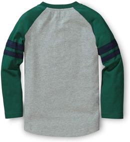 img 3 attached to 👕 Stylish Colorblock Raglan Boys' Clothing: Hope Henry Sleeve Collection