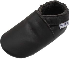 img 4 attached to 👶 Mejale Baby Leather Shoes: Soft Sole Moccasins for Infant Boys & Girls