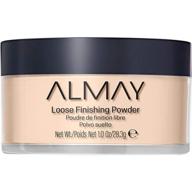 🌿 almay loose finishing powder - natural mattifying makeup setting powder, hypoallergenic & cruelty-free, fragrance-free, dermatologist tested - shade 100 light, 1 oz logo