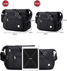 img 2 attached to Waterproof Nylon Shoulder Crossbody Bags Women's Handbags & Wallets