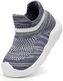 img 2 attached to 👟 Breathable Non-Skid Girls' Athletic Shoes - LANCROP Toddler Sneakers